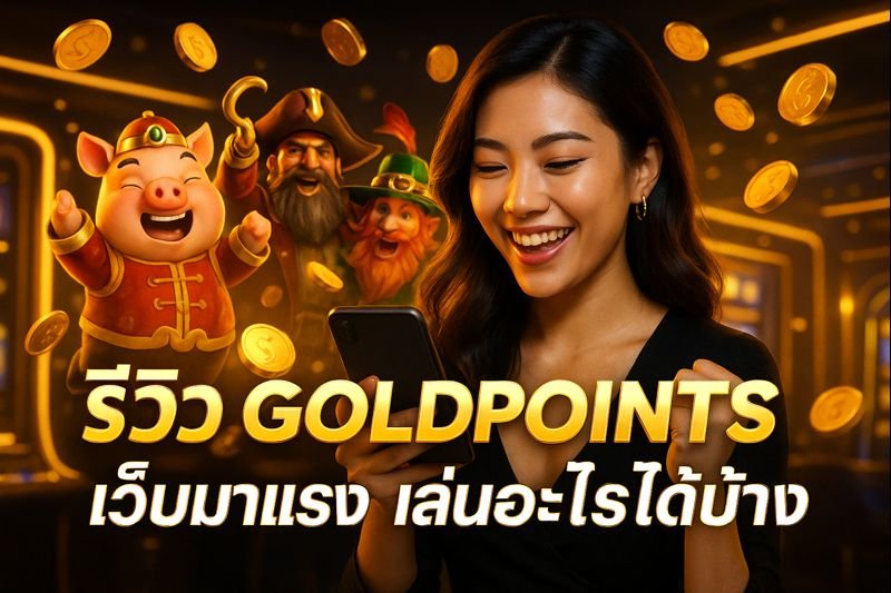 รีวิว GOLDPOINTS เว็บมาแรง เล่นอะไรได้บ้าง